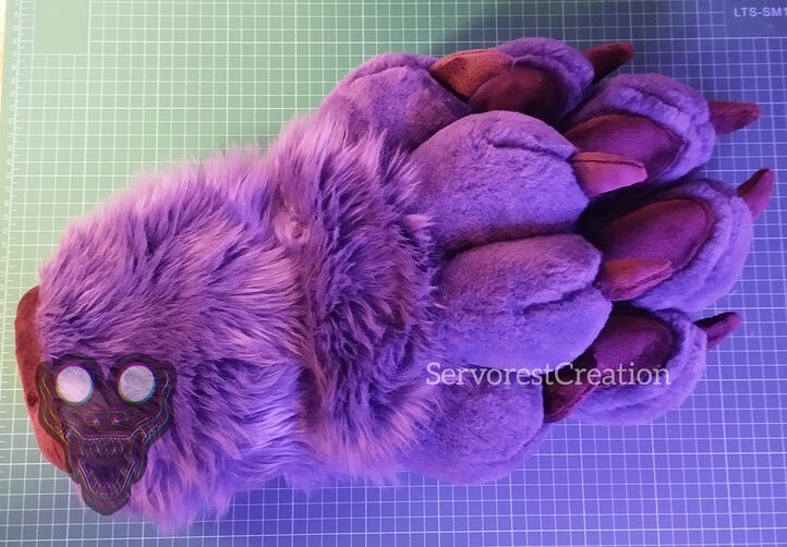 Purple paws